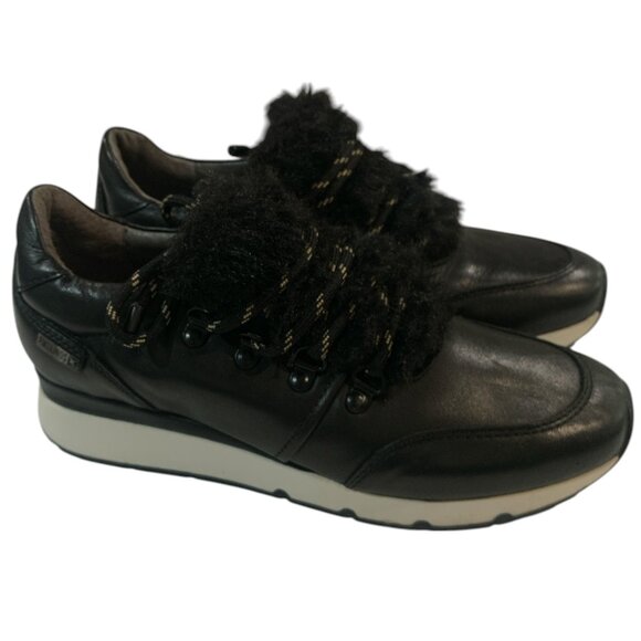 Pikolinos Black Leather Shoes Sneakers Lace-Up Size 37 (6.5-7) - Picture 5 of 11